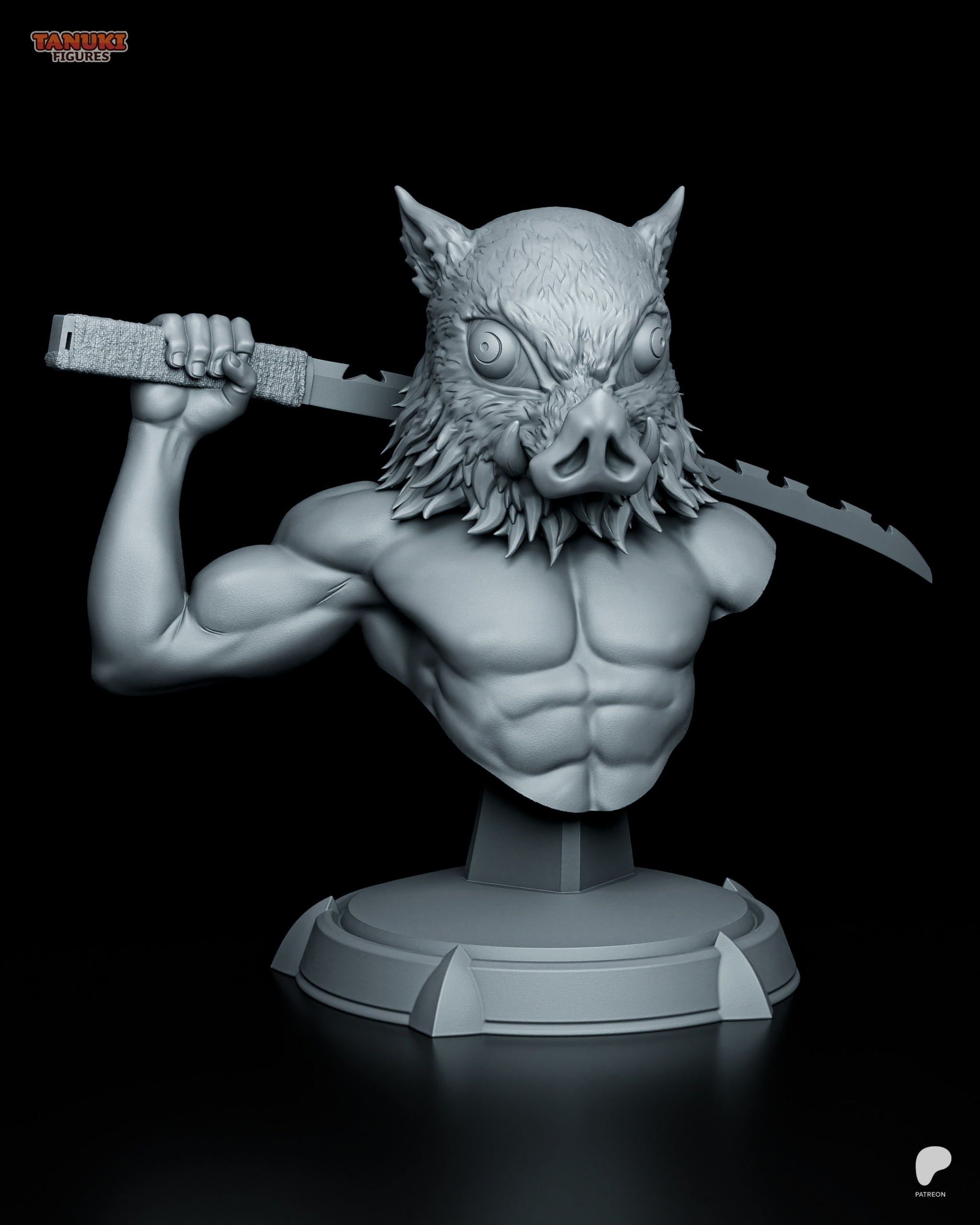 Inosuke - Demon Slayer / Kimetsu no Yaiba - 1:6 Scale Figure & Bust - Image 4