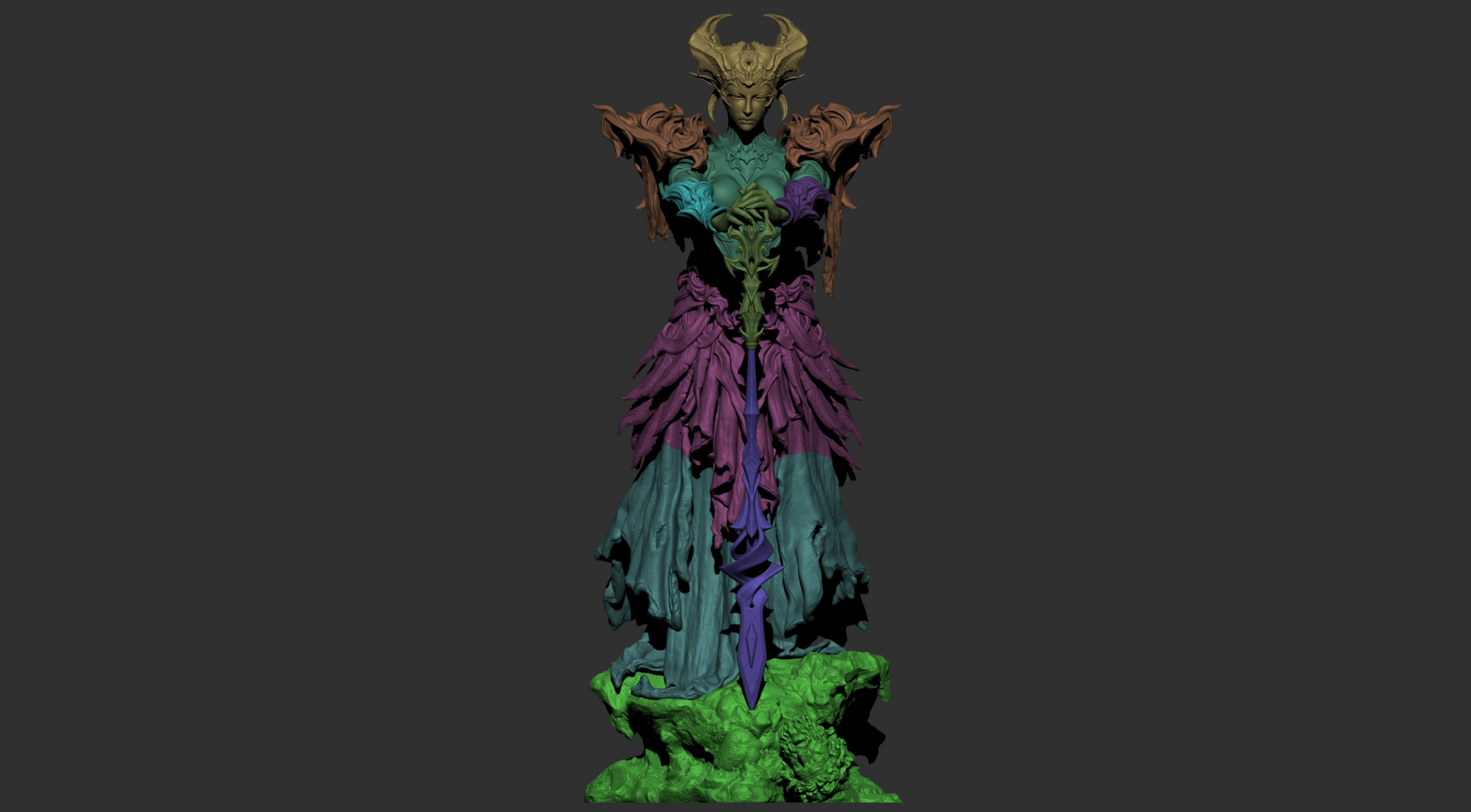 The Queen of the Ashen Vale - CA3D Original (SFW/NSFW 18+ Only) - 1:6 Scale Figure - Image 6