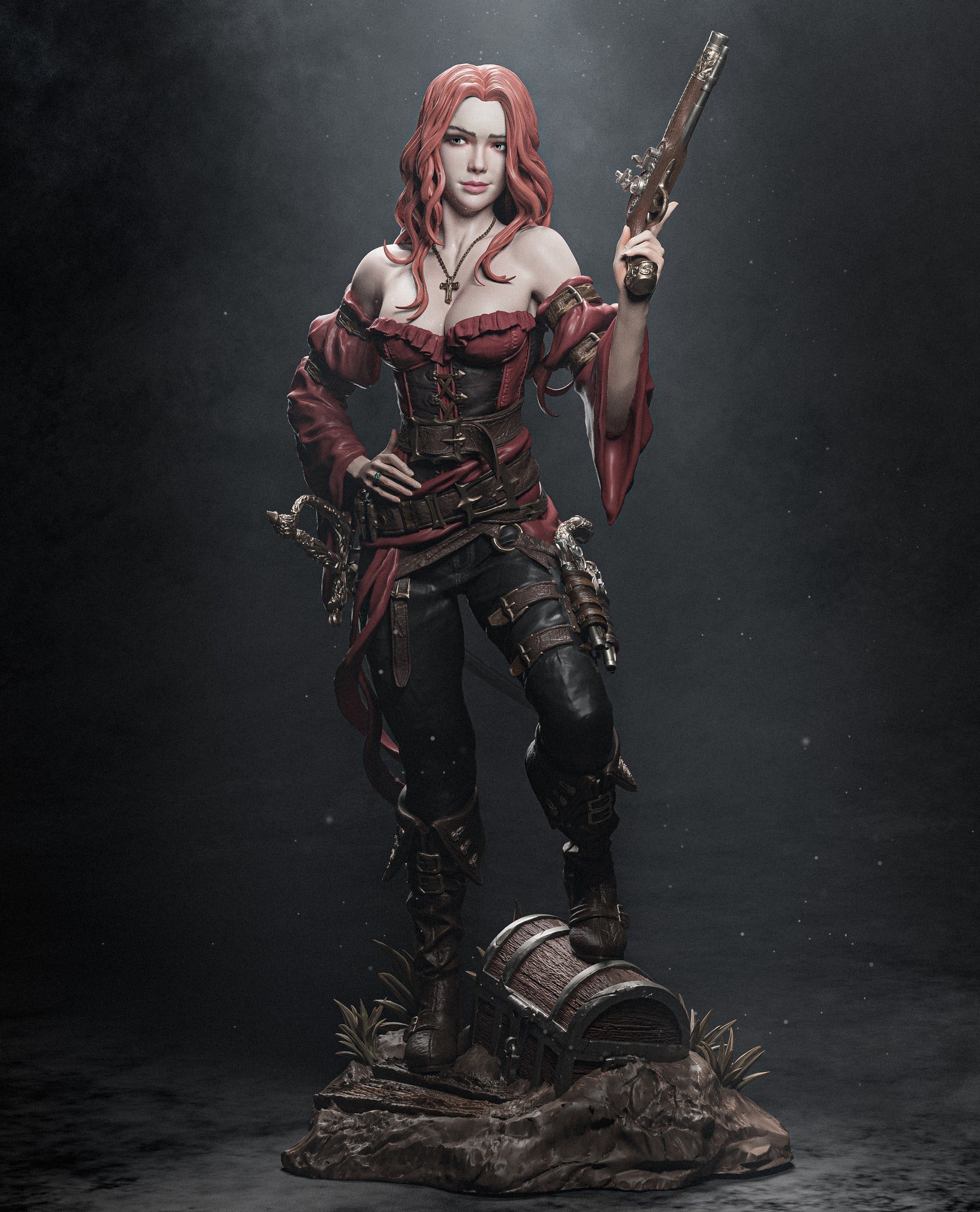 Pirate - Original CA3D Design (SFW/NSFW 18+ Only) - 1:6 Scale Figure - Image 5