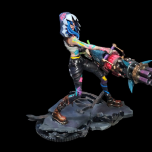 Quick Ship - Assembled & Painted Fractured Jinx 1:8 Scale Figure - Arcane