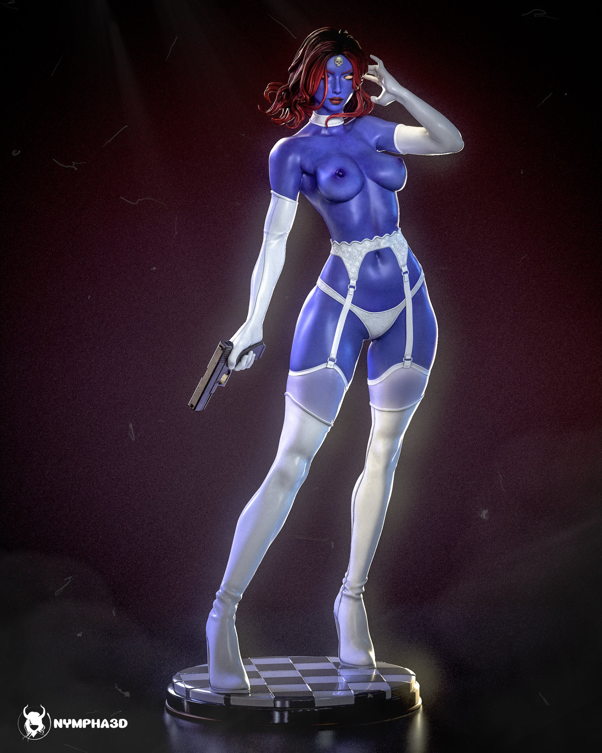 Mystique - Marvel Comics (SFW/NSFW 18+ Only) - 1:6 Scale Figure & Bust - Image 8