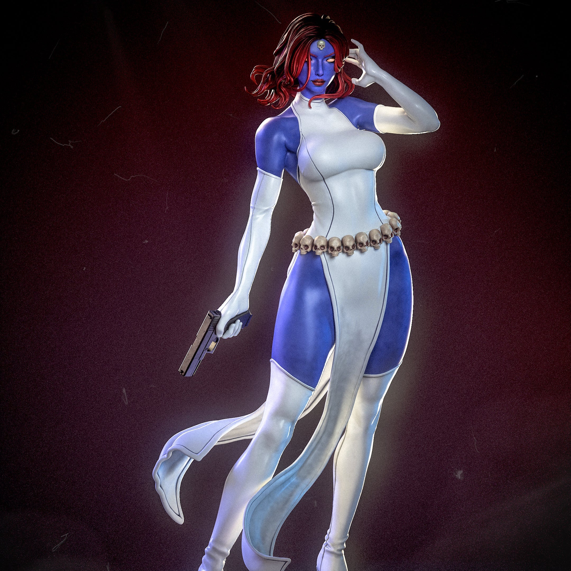 Mystique - Marvel Comics (SFW/NSFW 18+ Only) - 1:6 Scale Figure & Bust