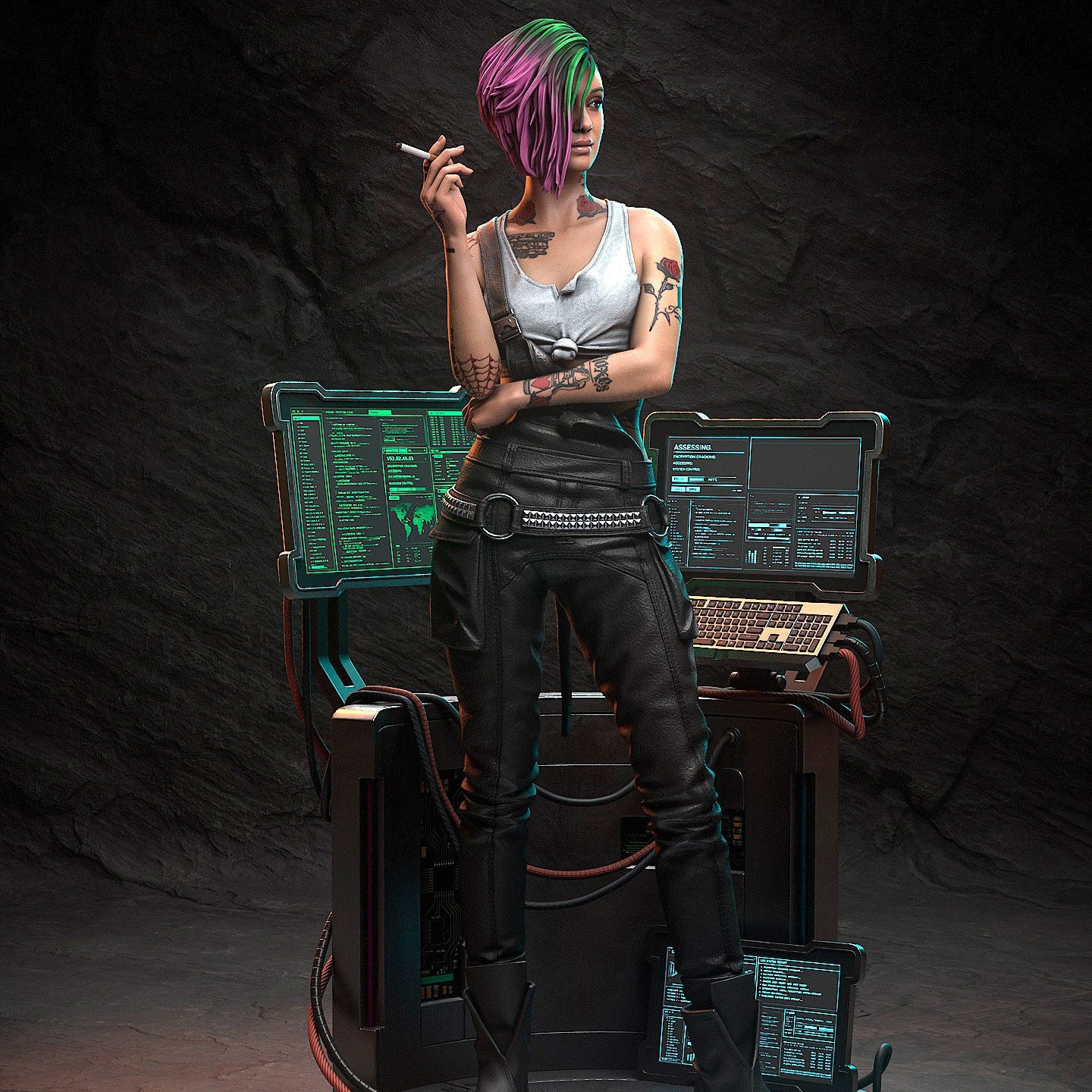 Judy Alvarez - Cyberpunk: 2077 - 1:8 Scale Figure & Bust