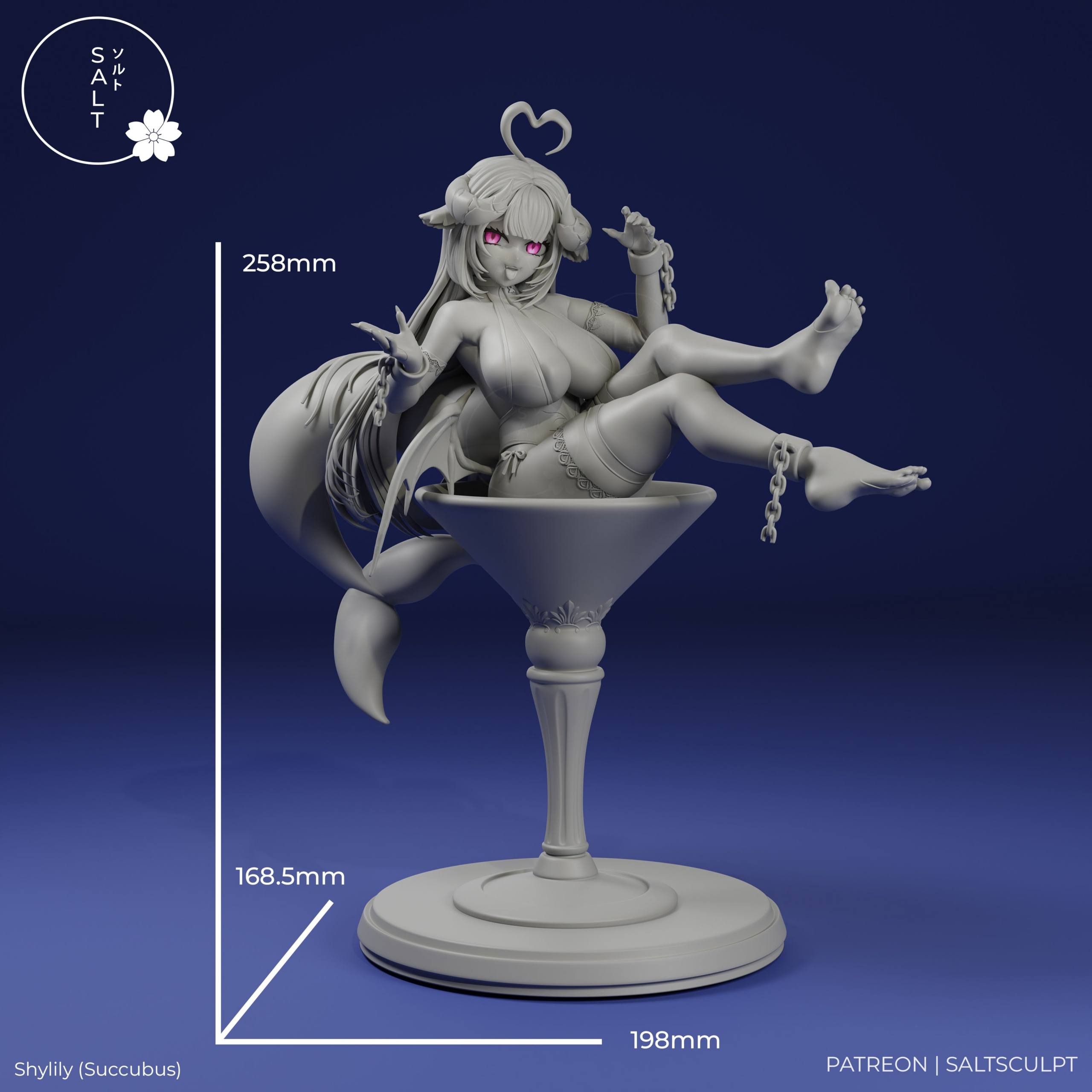 Shylily (Succubus) - Vtuber - 1:7 Scale Figure - Image 4