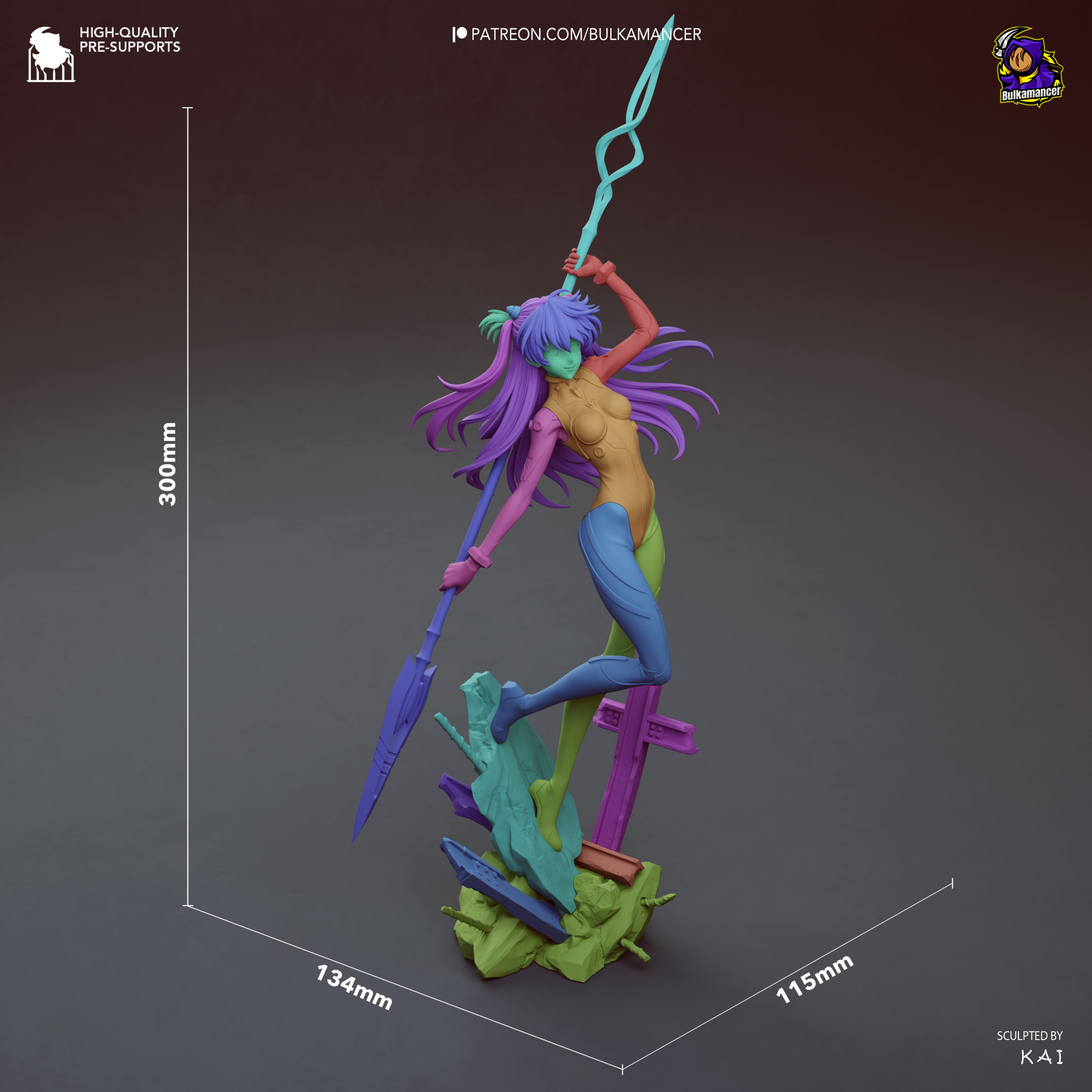 Asuka - Evangelion - 1:8 Scale Figure - Image 5