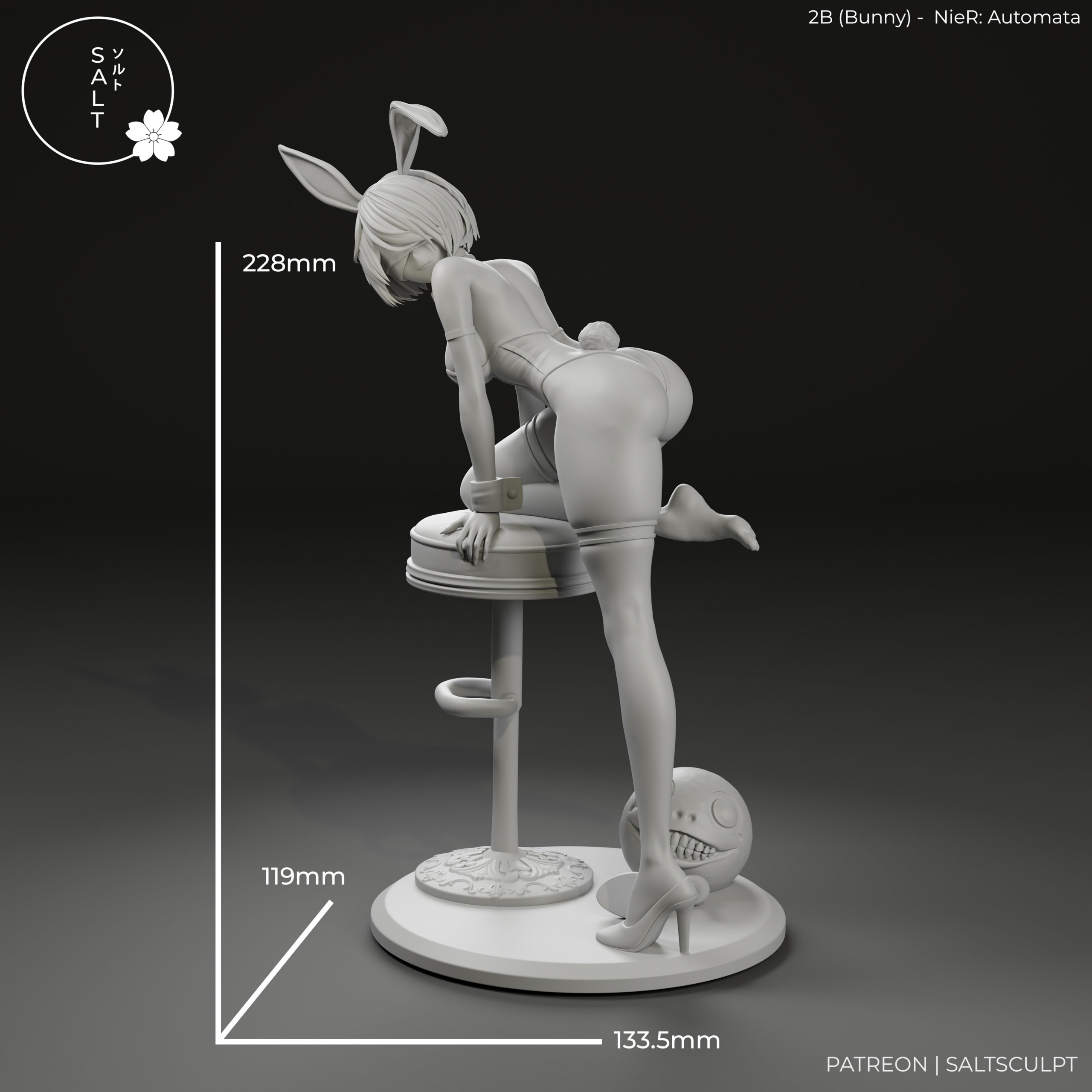 2B Bunny - Nier Automata - 1:7 Scale Figure - Image 7