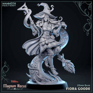 Fiora Goode - Fateless - Magnum Hocus – 3D Printed Miniature & Bust