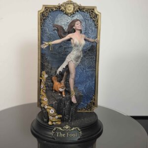 The Fool Reimagined Tarot Vol. 1 120mm hand-painted resin display statue front view