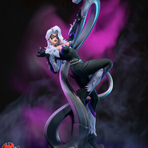 Black Cat Marvel Rivals 1:8 scale figure promotional render