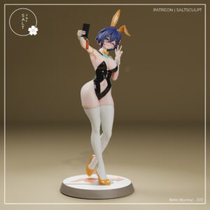Belle Bunny Zenless Zone Zero 1:7 scale figure posing for a selfie in bunny-inspired outfit