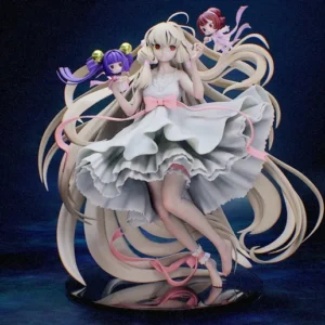Chii Chobits figure front view with flowing hair, layered white dress, Sumomo and Kotoko