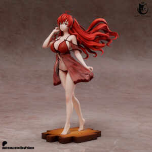 Eris Greyrat Mushoku Tensei 1:7 scale figure front view with flowing red hair and nightwear by Roy Palace