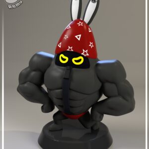 Ricardoboo Bangboo Zenless Zone Zero 1:7 scale figure front view by Remy Sculpts
