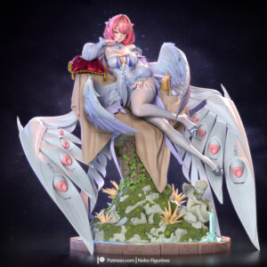 Remielle Dan Zenless Zone Zero 1:8 scale figure with mechanical wings and detailed scenic display base