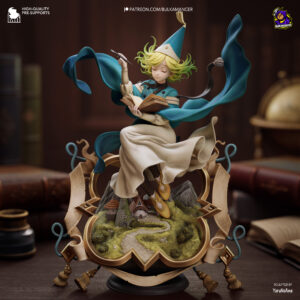Coco Witch Hat Atelier 1:8 scale figure by Bulkamancer Sculpts painted display