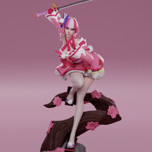 Daring Daifuku Psylocke Marvel Rivals figure by Ukupalua front view