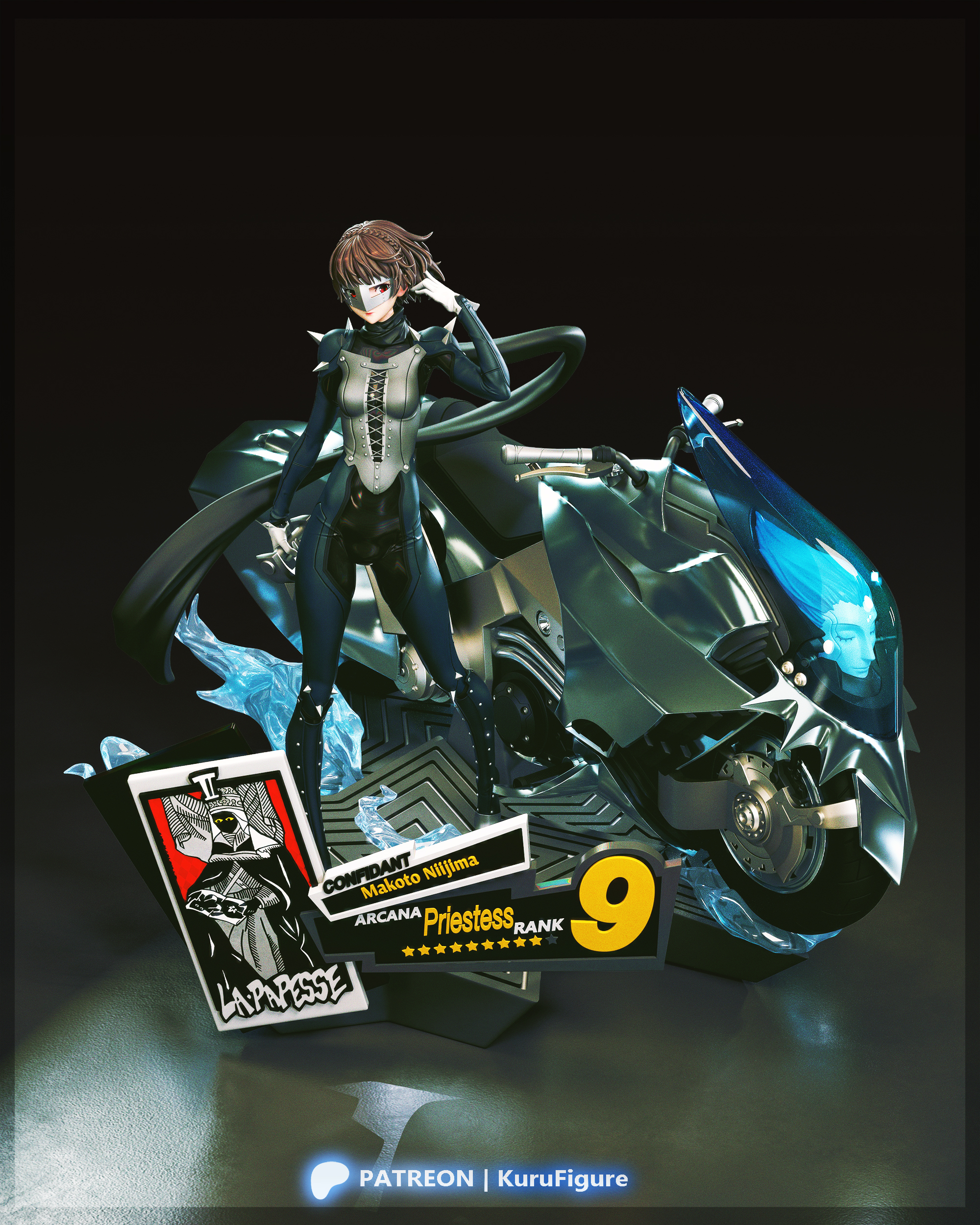 Queen Persona 5 figure with Johanna by Kuru Figure