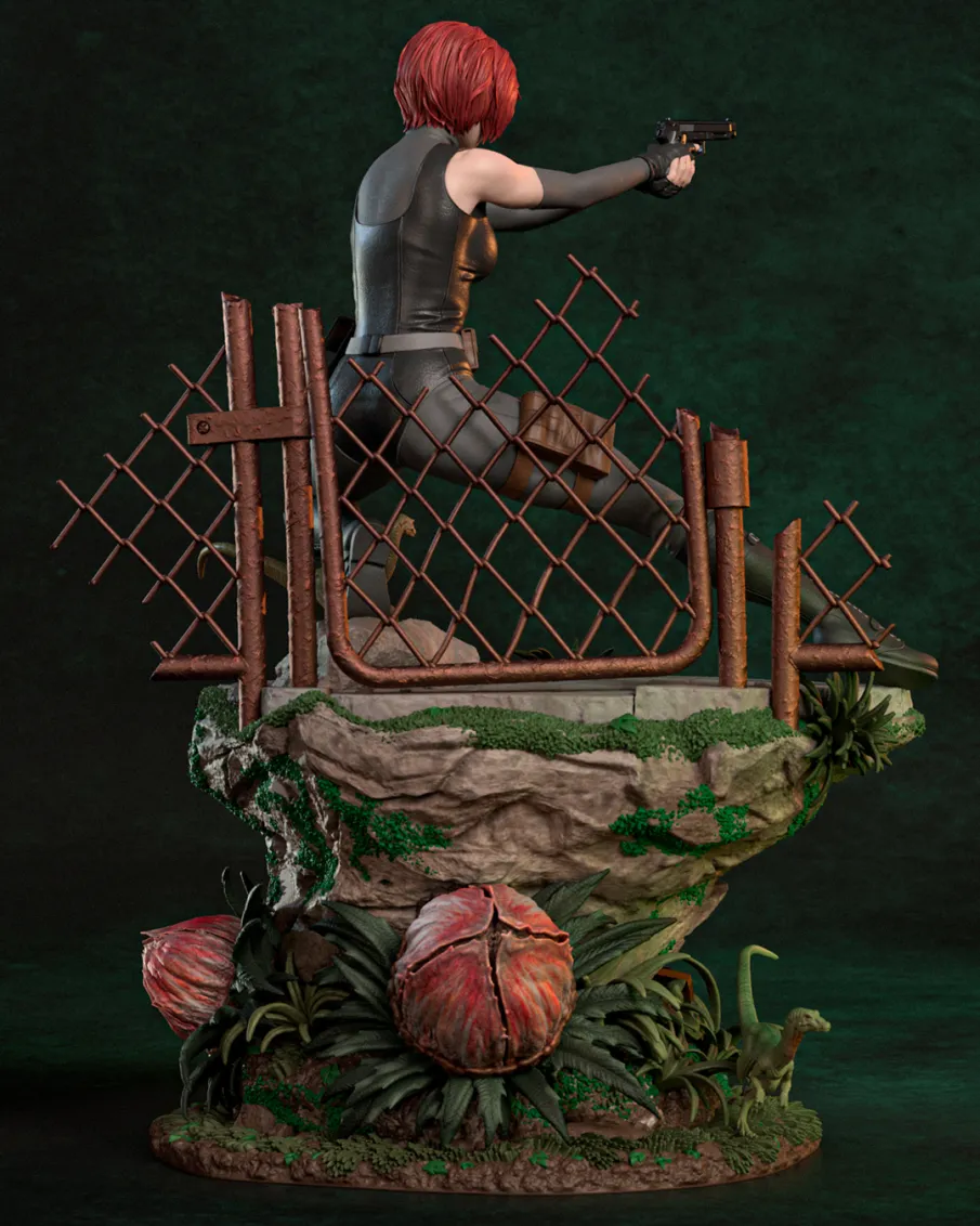 regina-dino-crisis-ca3d-statue-rear-view