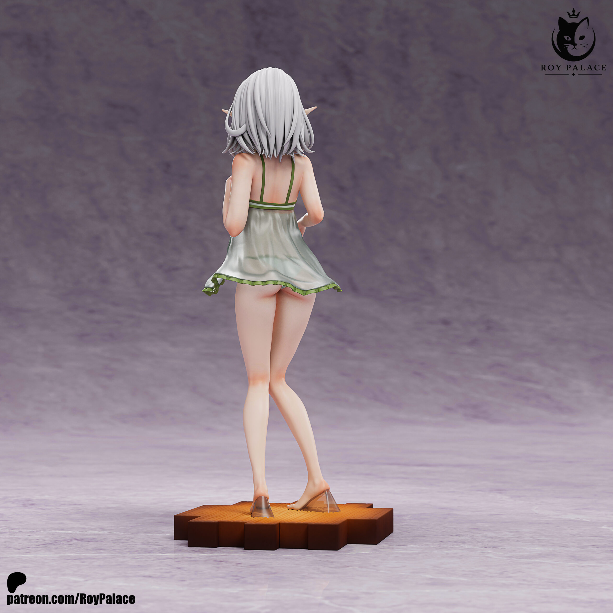 Sylphiette Greyrat Mushoku Tensei figure rear view by Roy Palace