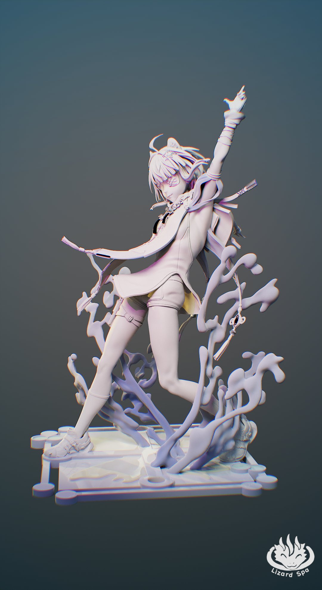 TangTang Arknights Endfield figure by Lizard Spa front view